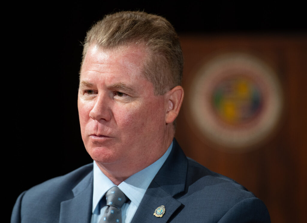 Police chief finalist Scott Ebner during interviews in Honolulu May 13, 2026. (Craig Fujii/Civil Beat/2026)